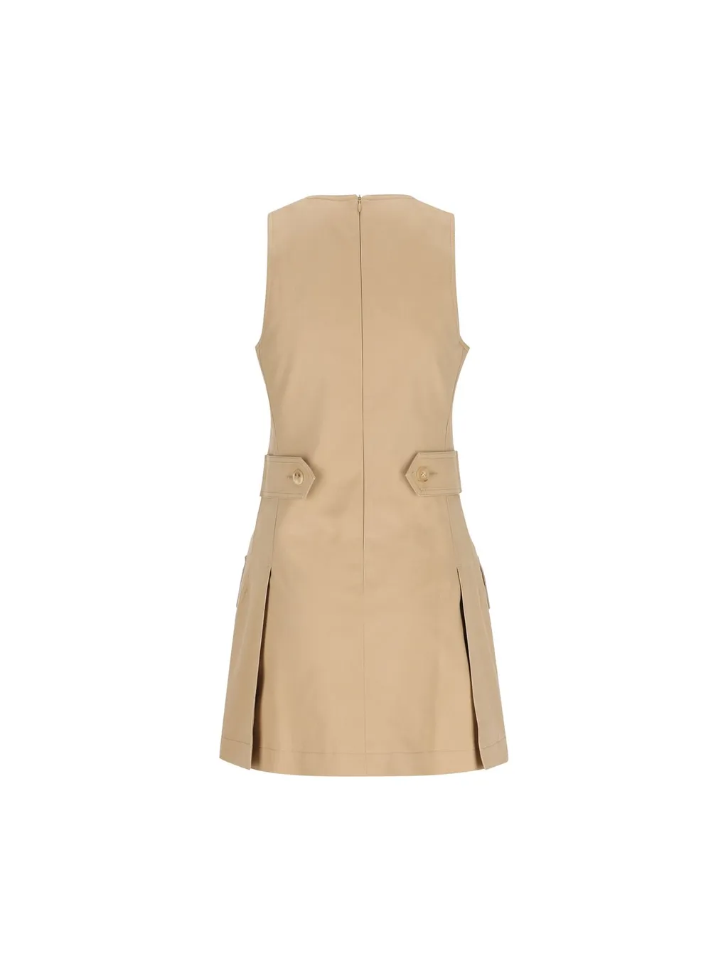 Pinafore Lace-Up Mini Dress