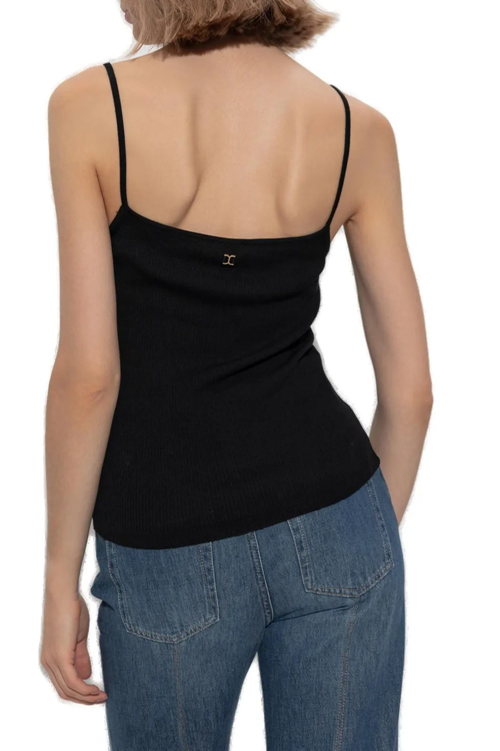 Spaghetti Strap Ribbed Top