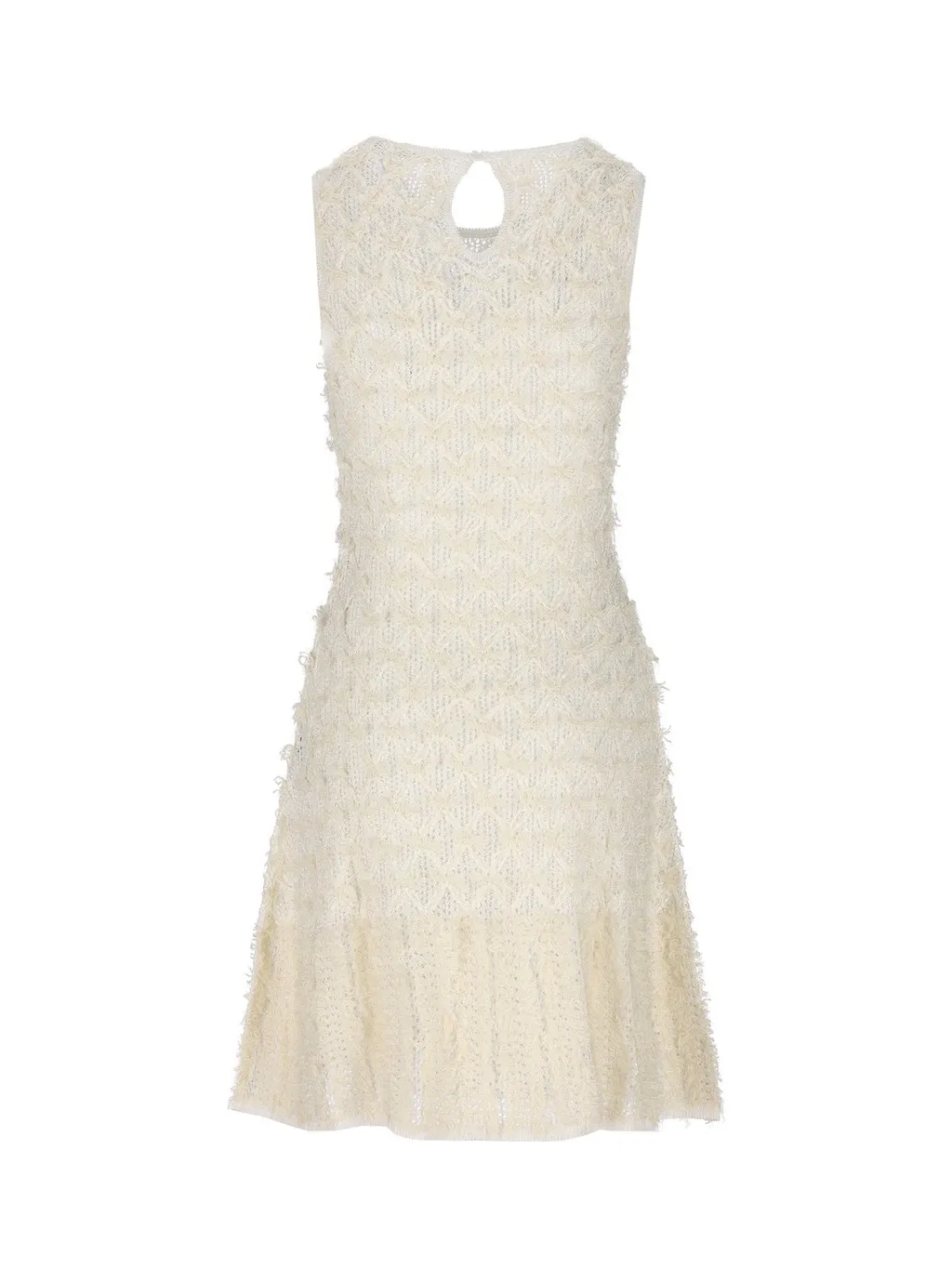 Lace Detailed Flared Mini Dress
