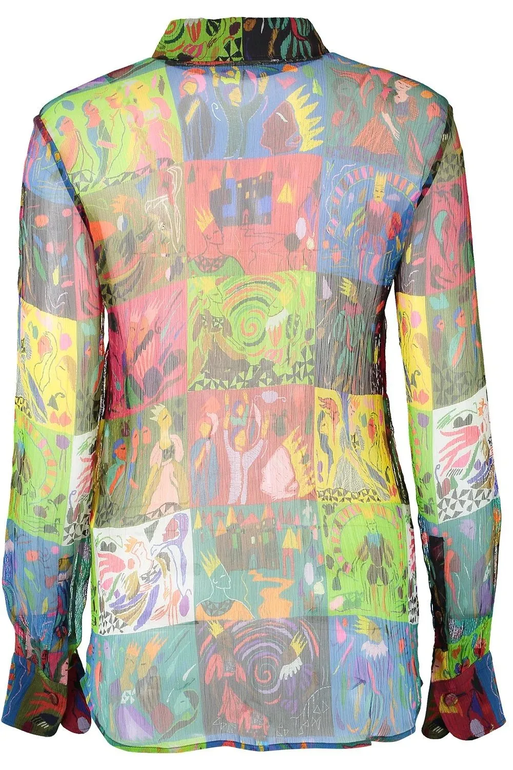 Graphic Print Long-Sleeved Shirt