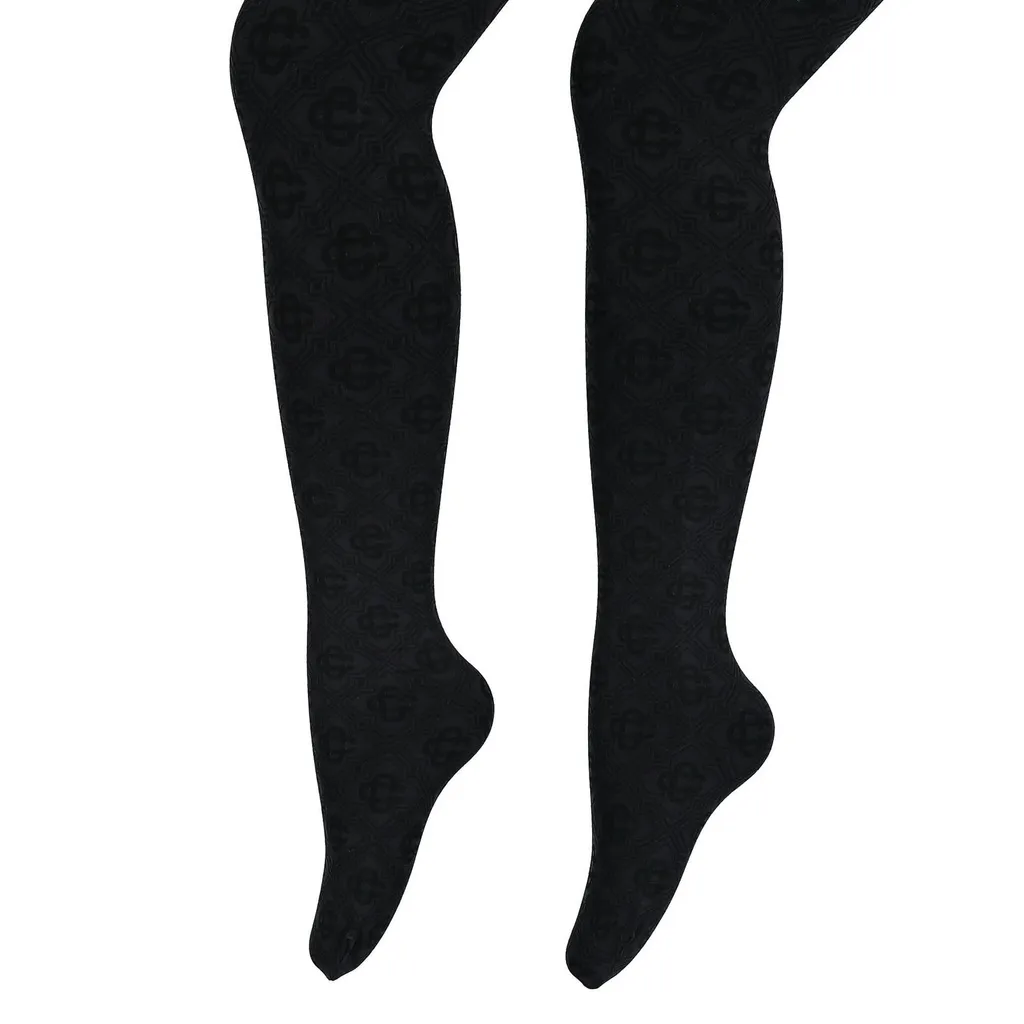Jacquard Printed Opaque Tights