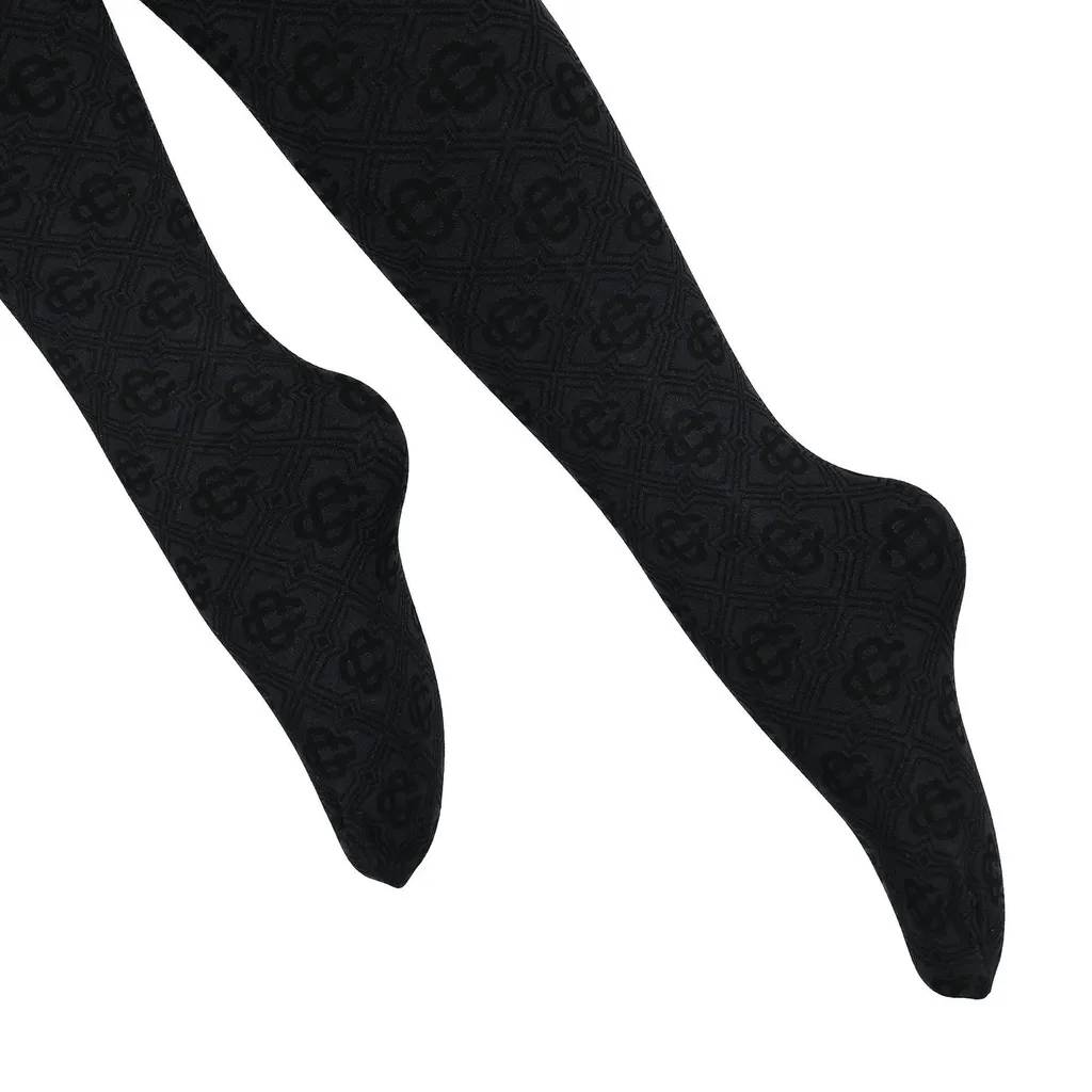 Jacquard Printed Opaque Tights