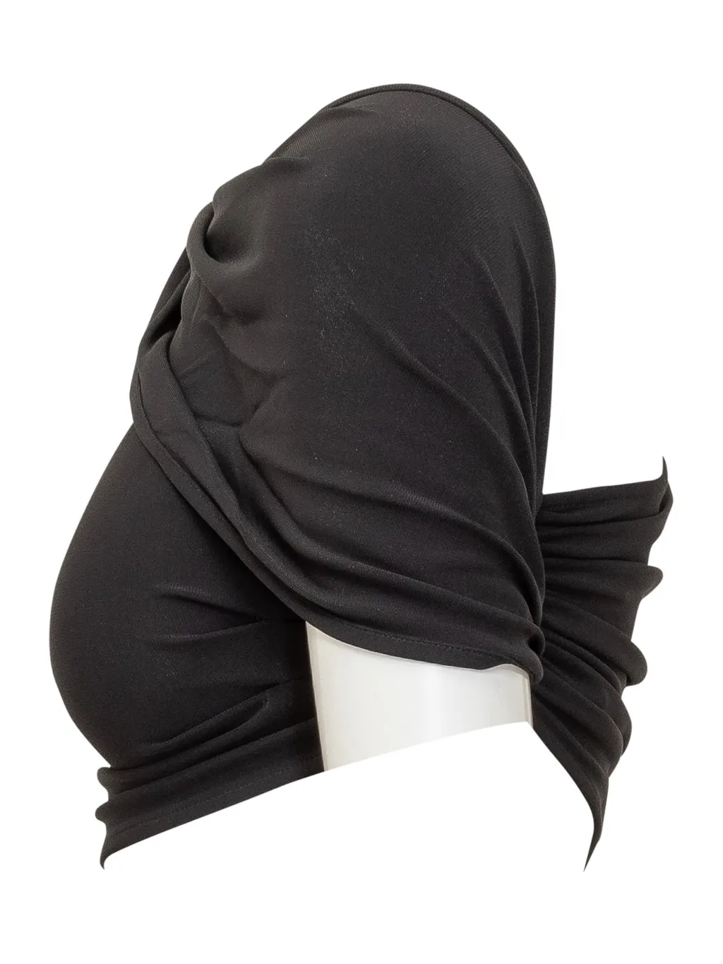 Crepe Draped Crop Top
