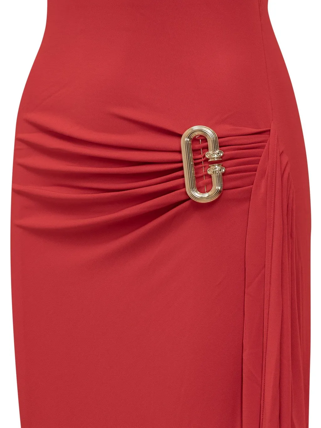 Sleeveless Draped Maxi Dress