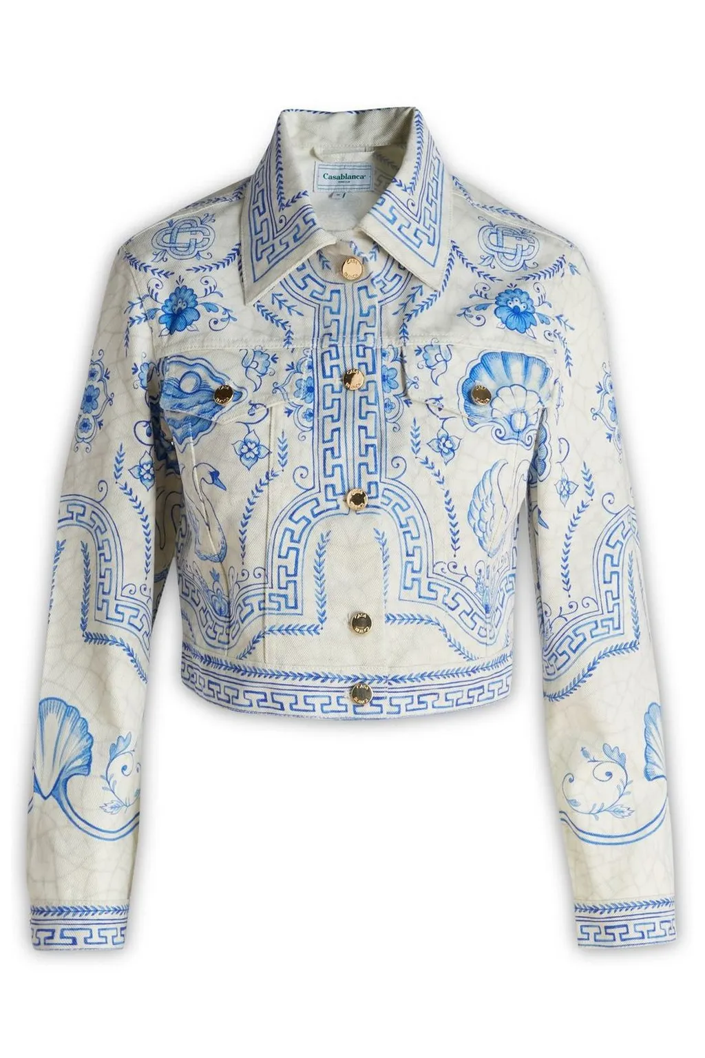 Plat A Dessert Classic Printed Denim Jacket