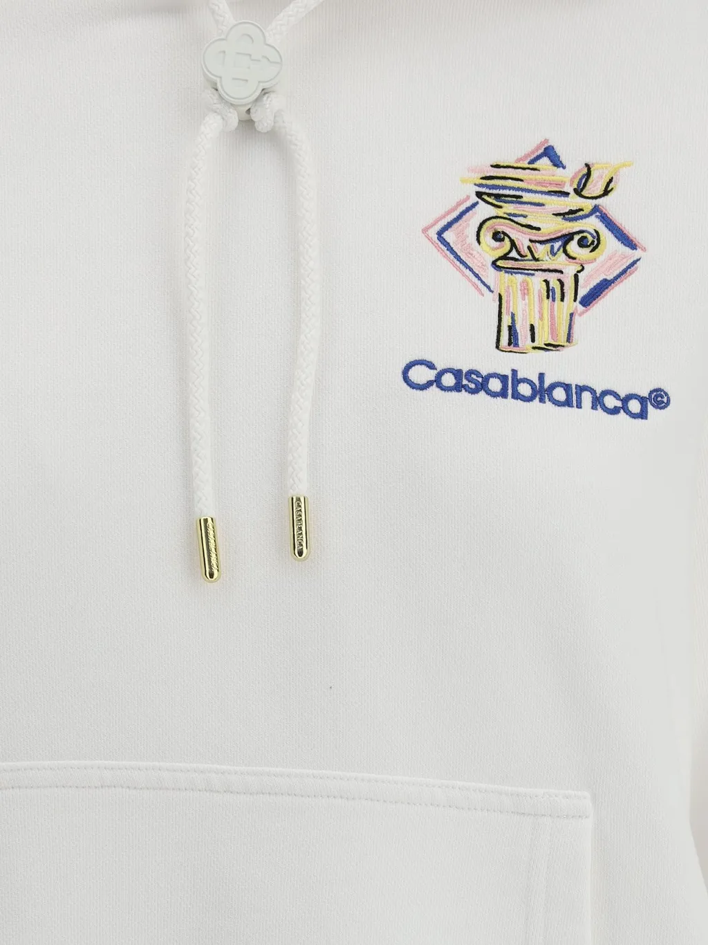 Diamond Column Hooded Sweatshirt