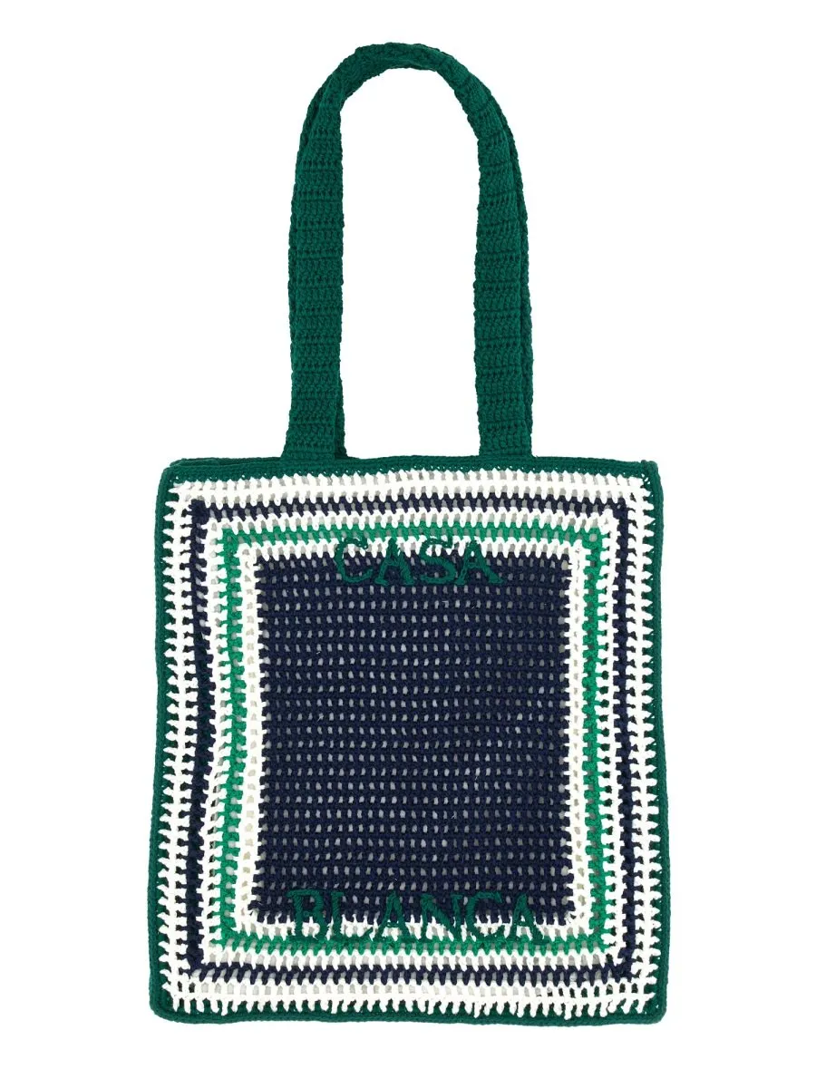 Crochet Knit Tote Bag