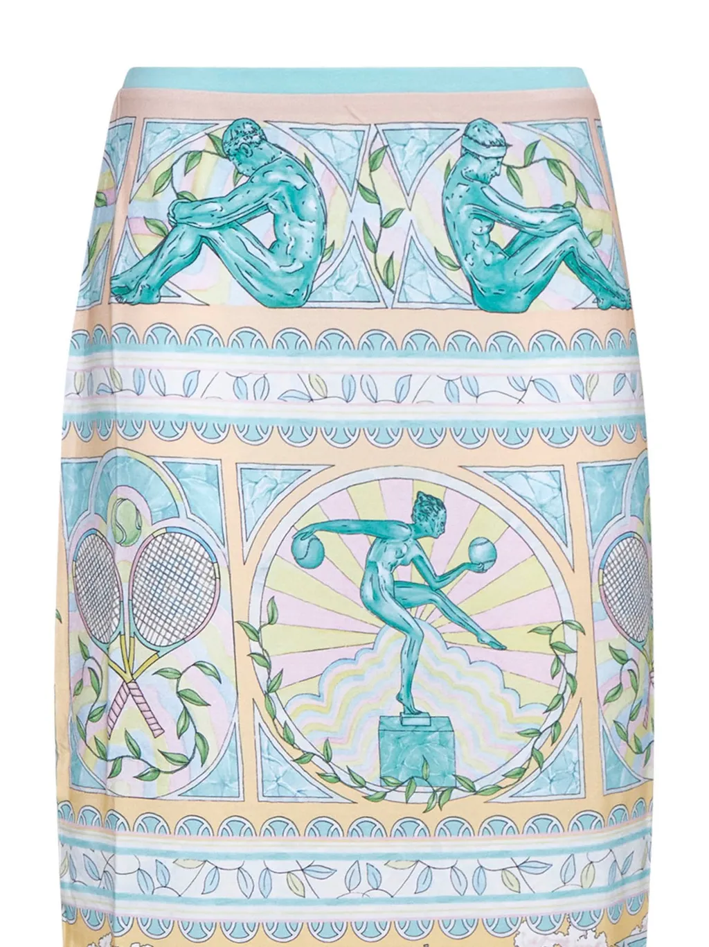 Vase Midi Pencil Skirt
