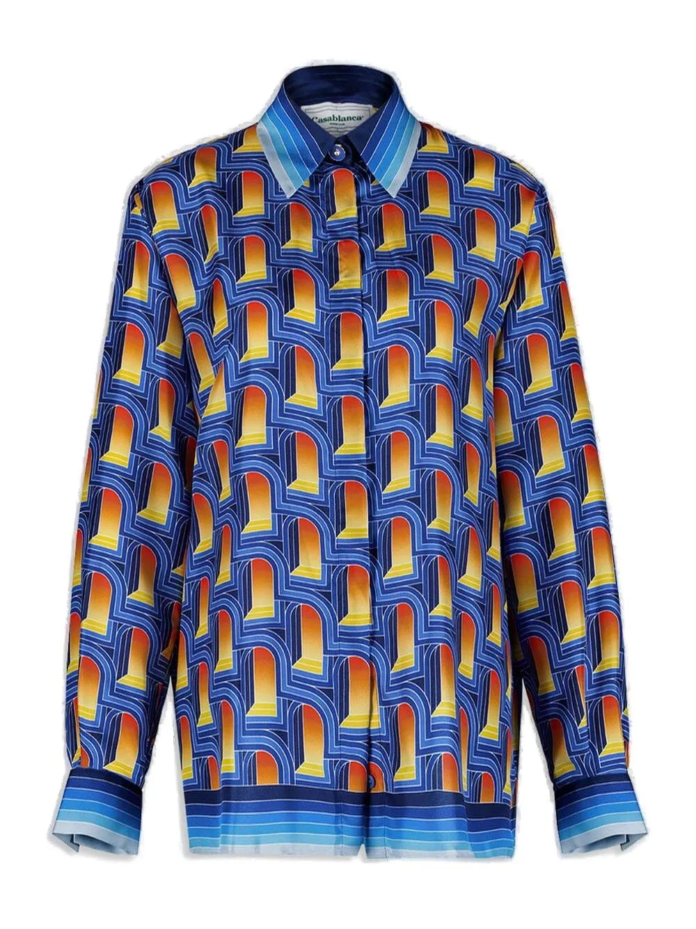 Graphic Printed Long-Sleeved Shirt