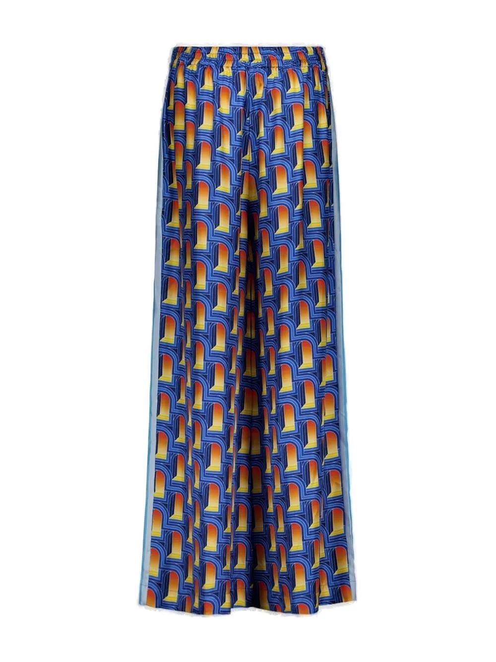 L'arche De Nuit Printed Wide Leg Trousers