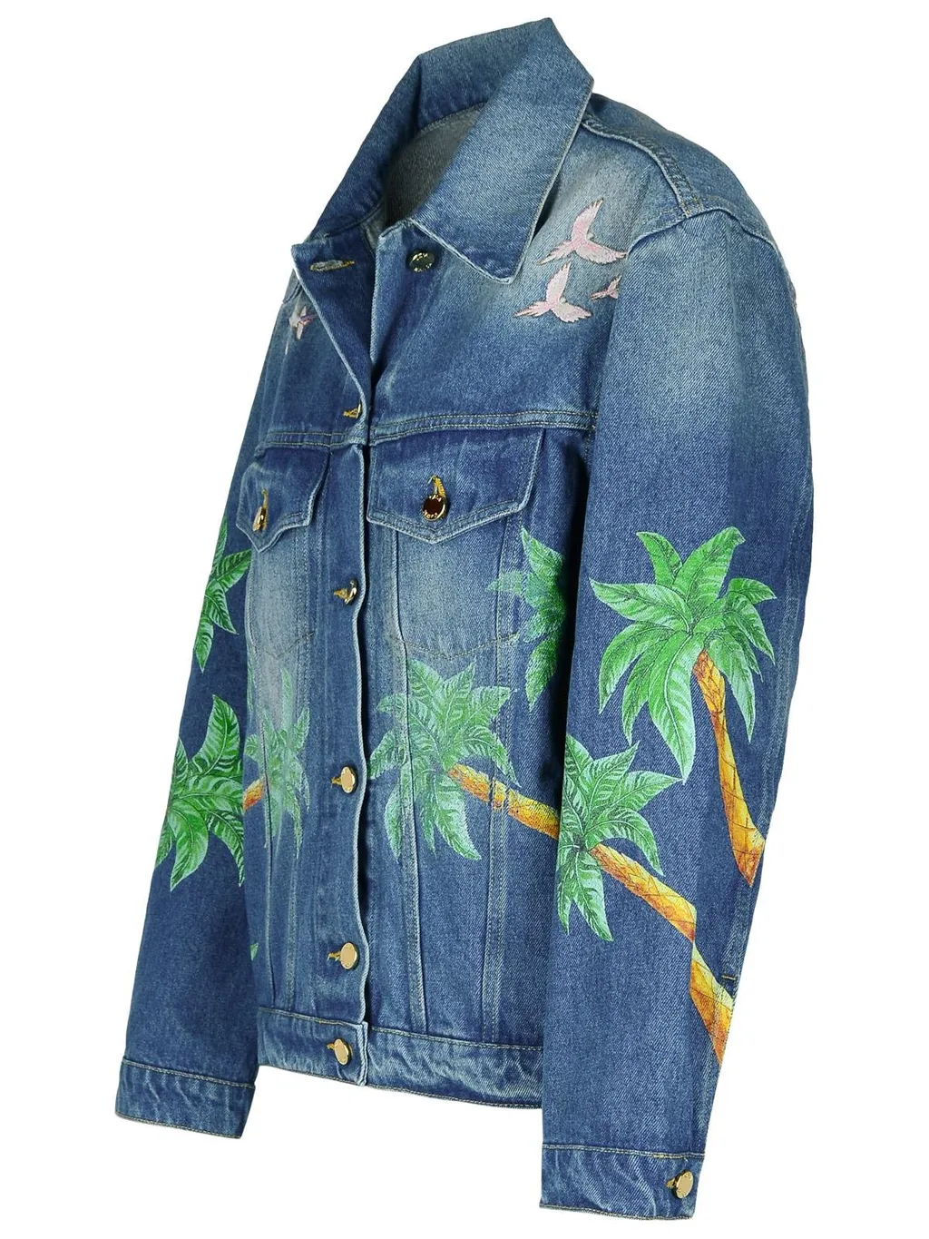 Tennis Club Washed Denim Jacket