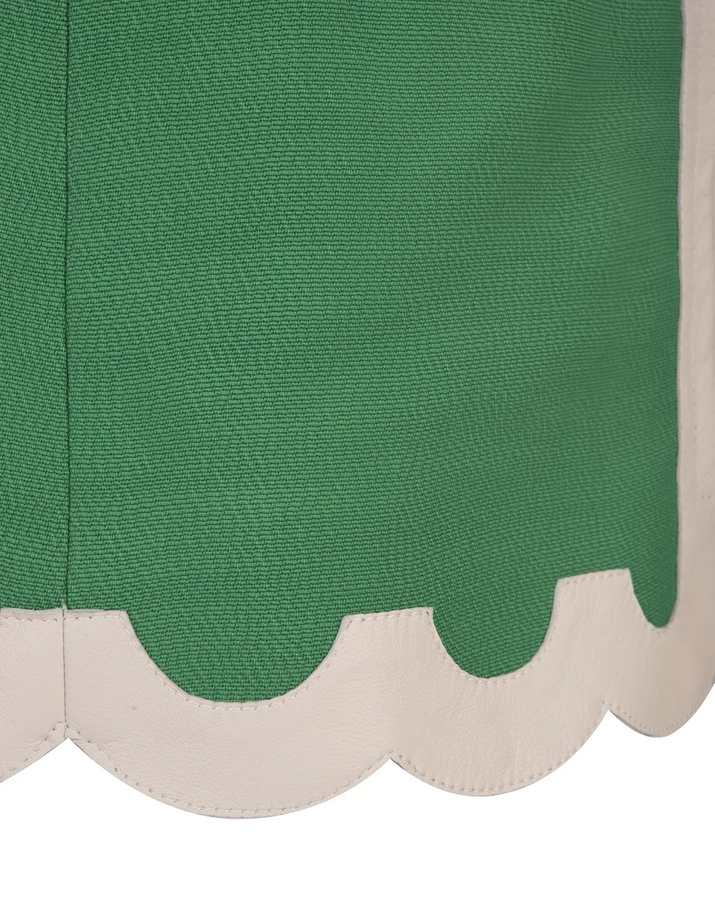 Scallop Hem Mini Skirt