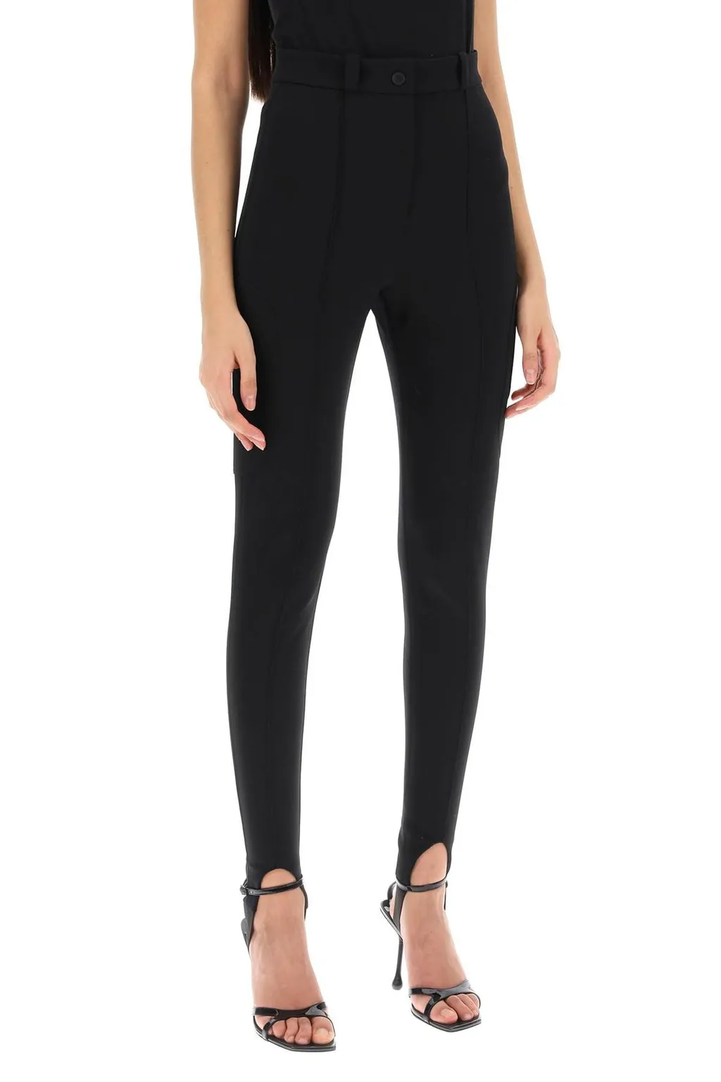 Skinny Cut Stirrup Trousers