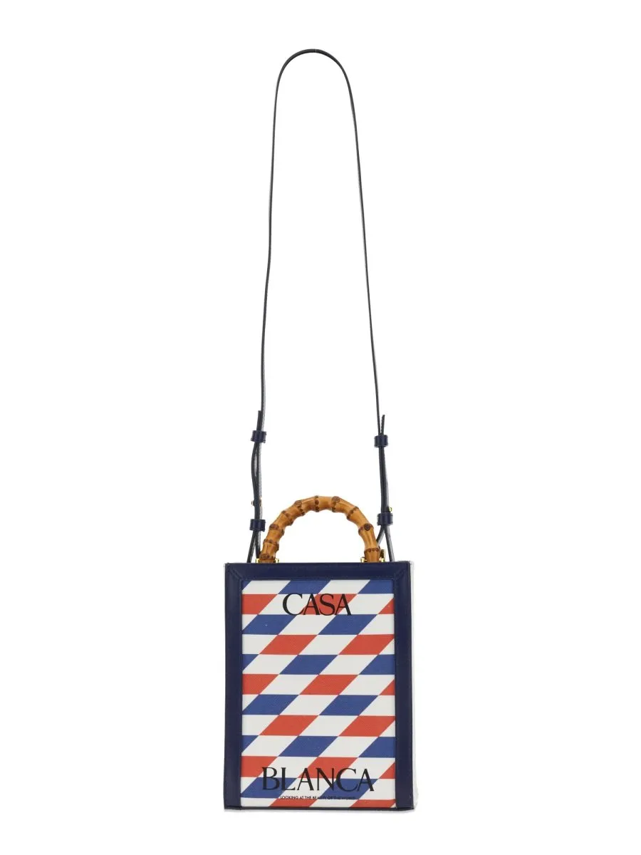 Casa Logo Printed Top Handle Bag