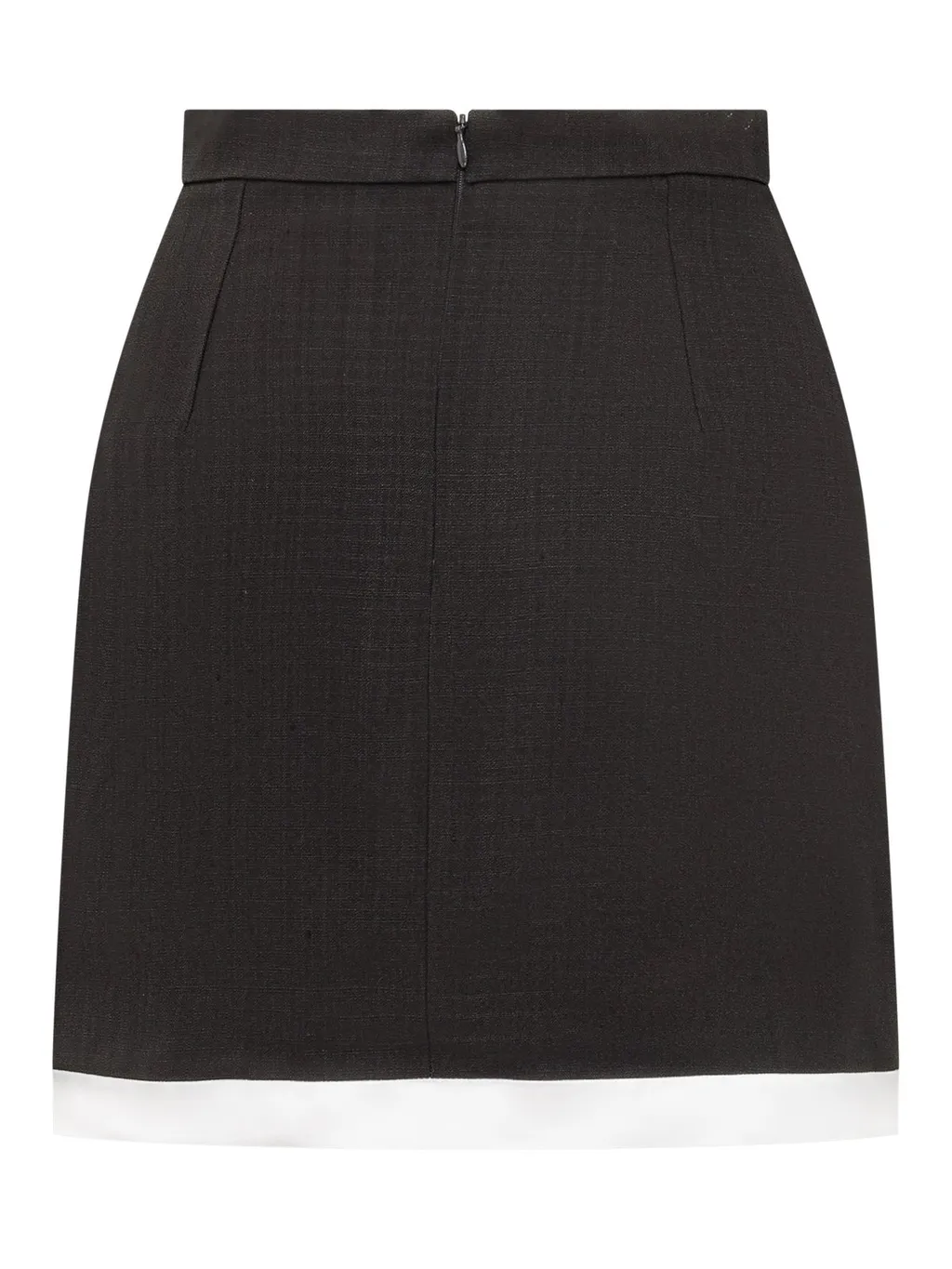 Curved Cut-Out Detailed Mini Skirt