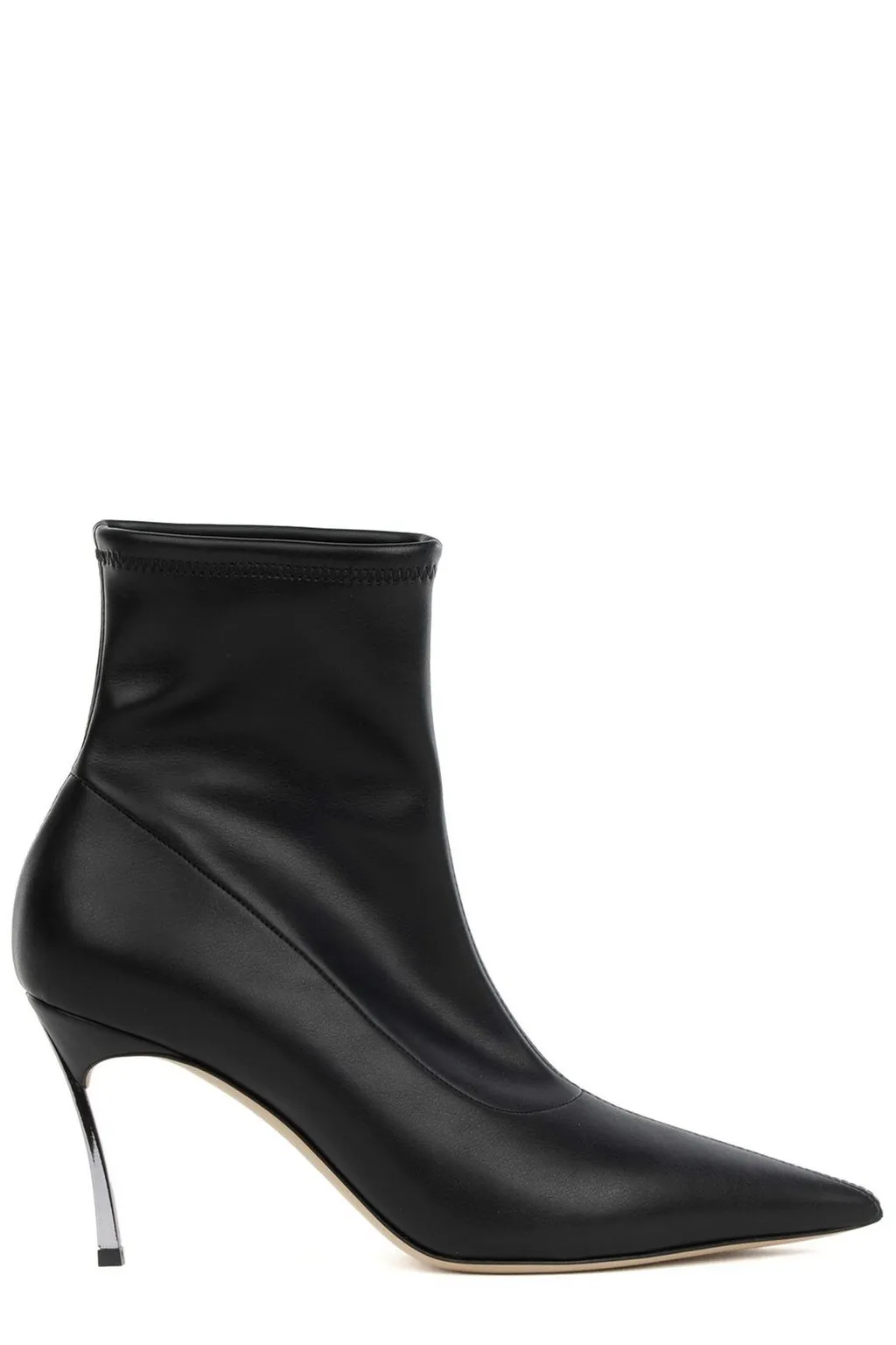 Pointed Toe Heeled Boots