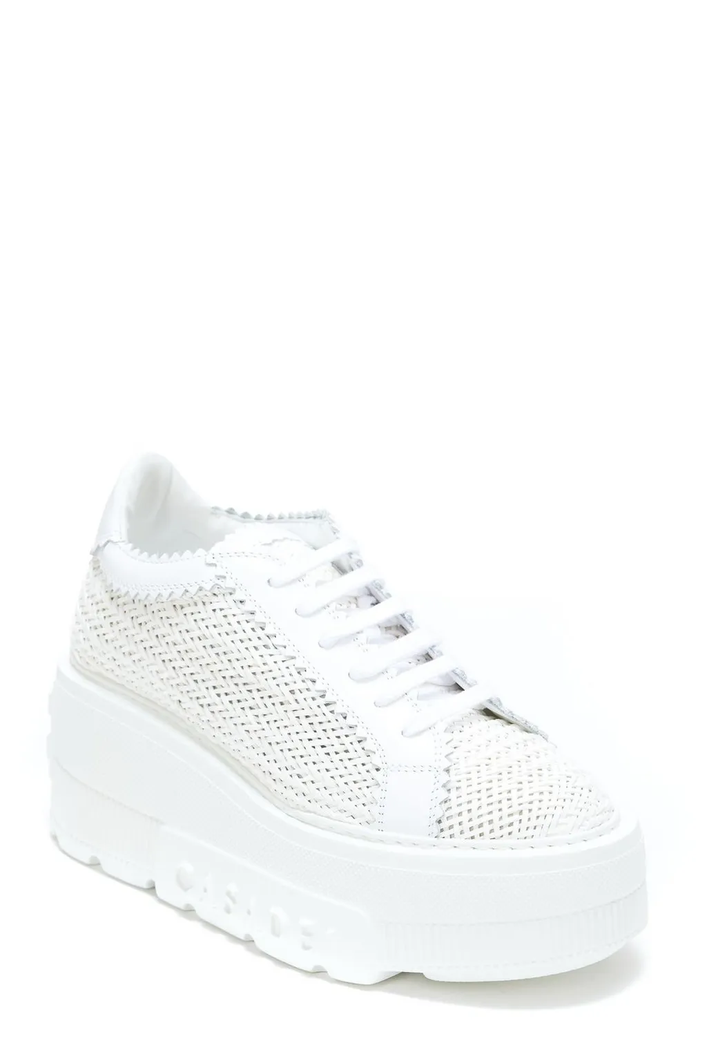 Interwoven-Detailed Chunky Lace-Up Sneakers