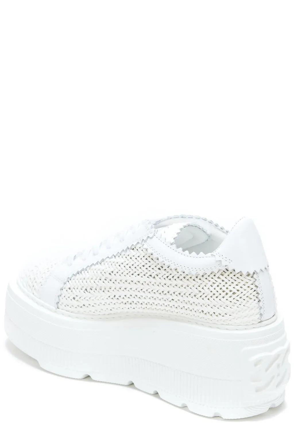 Interwoven-Detailed Chunky Lace-Up Sneakers