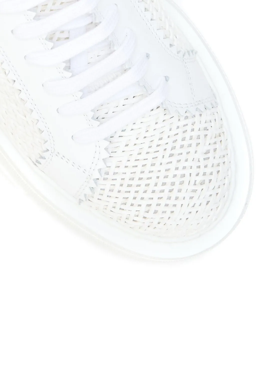 Interwoven-Detailed Chunky Lace-Up Sneakers