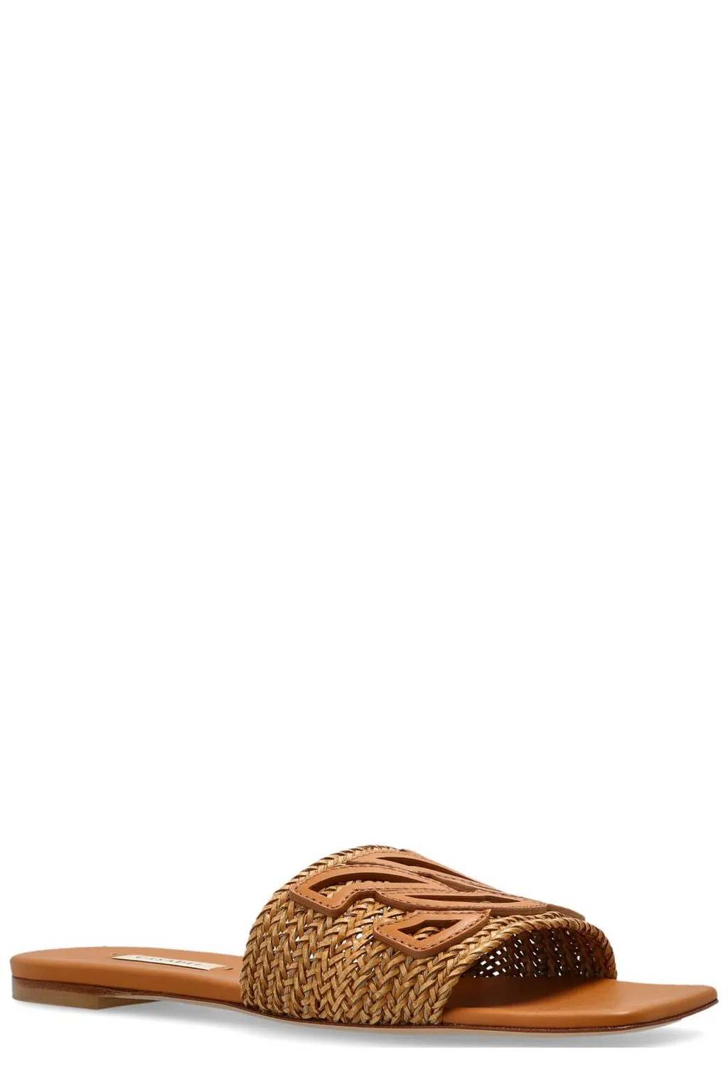 Logo Debossed Flat Sandals
