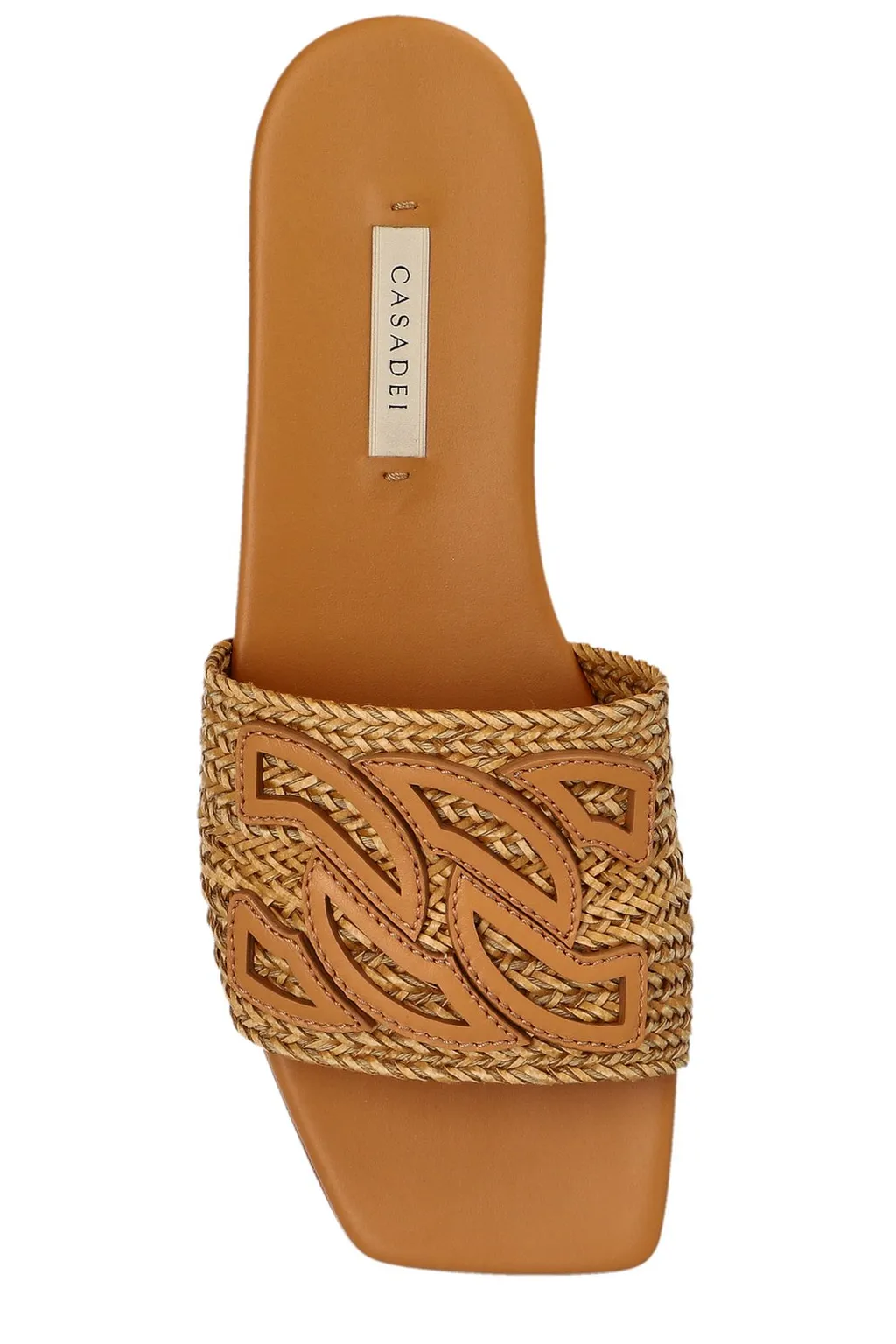 Logo Debossed Flat Sandals