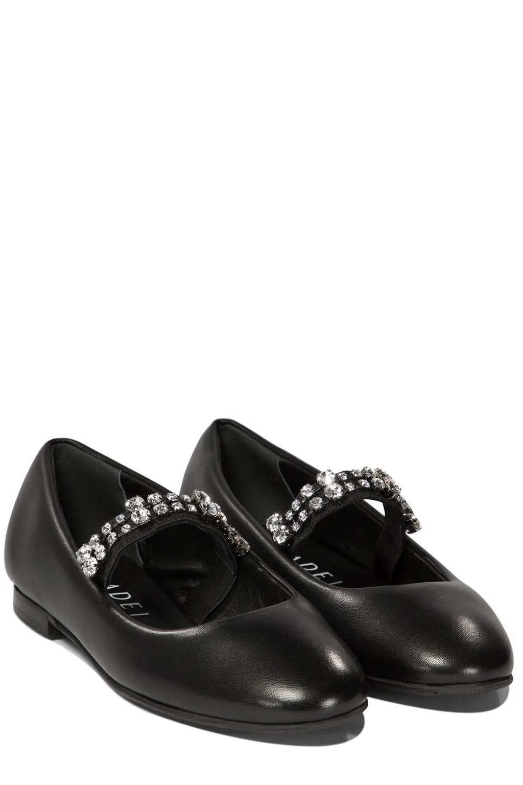Embellished Round Toe Ballerinas