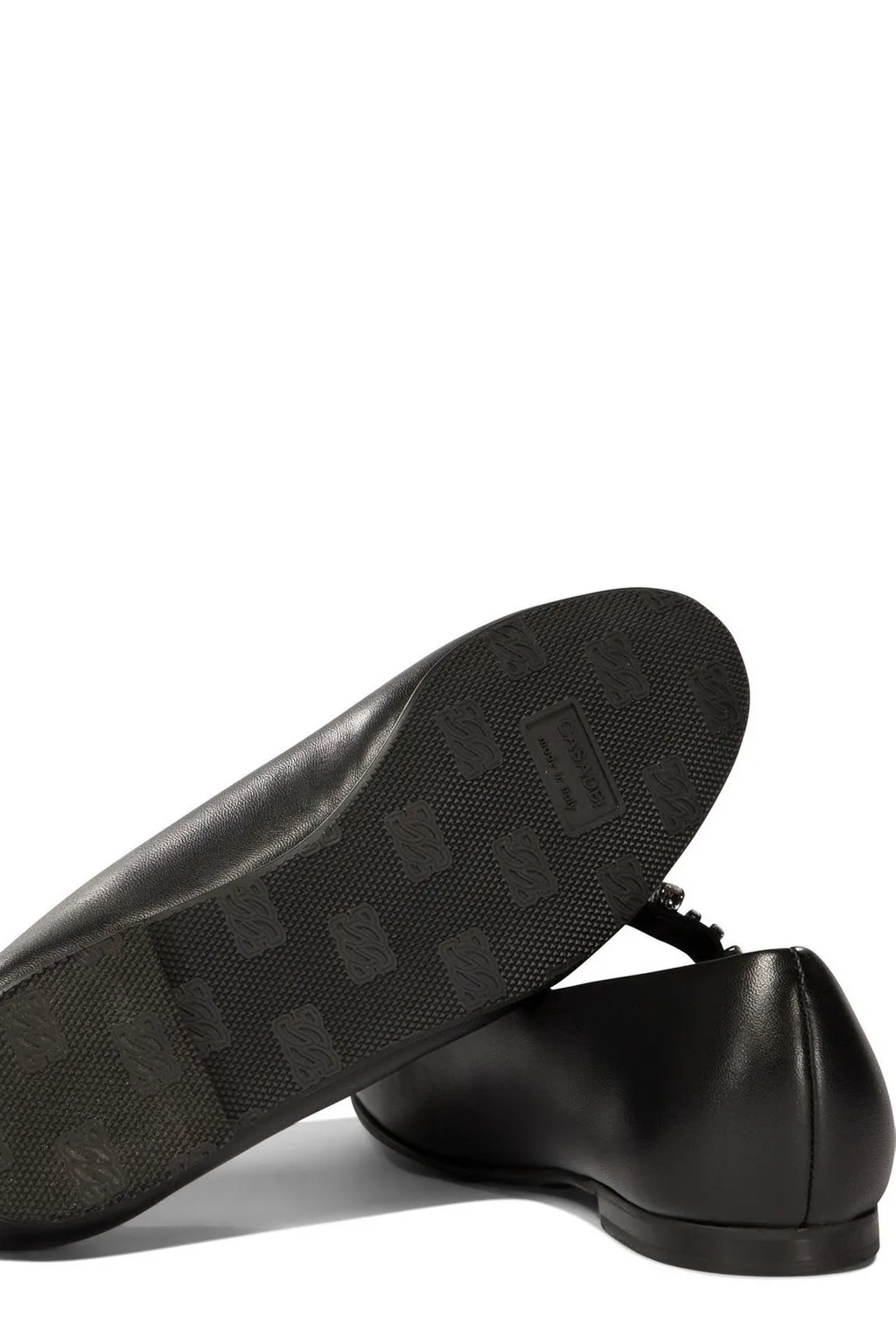 Embellished Round Toe Ballerinas