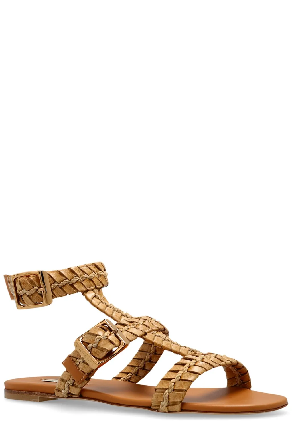 Ankle-Strap Flat Sandals
