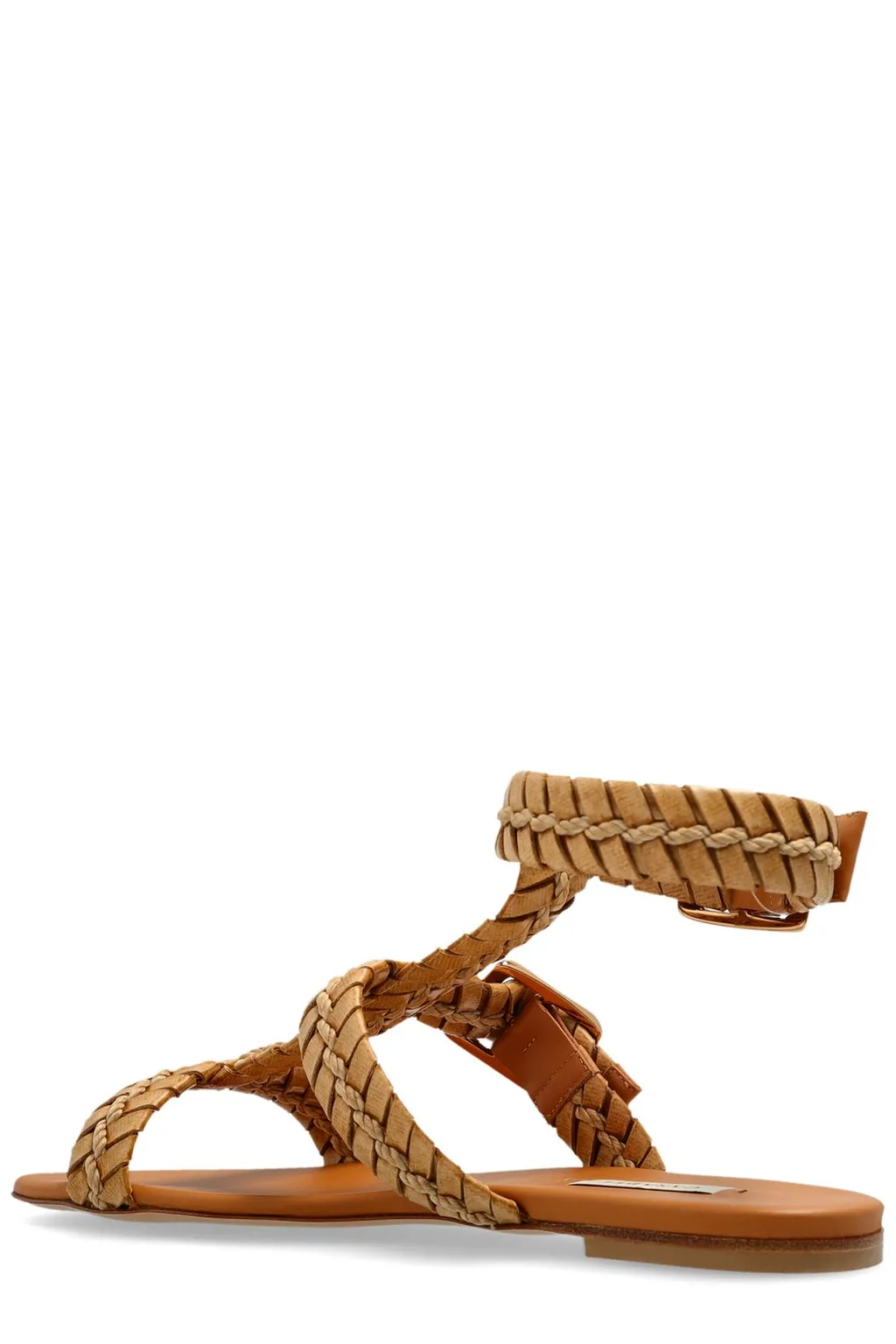 Ankle-Strap Flat Sandals