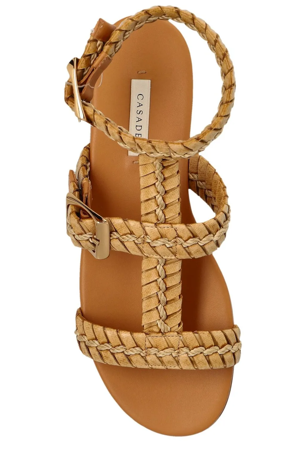 Ankle-Strap Flat Sandals
