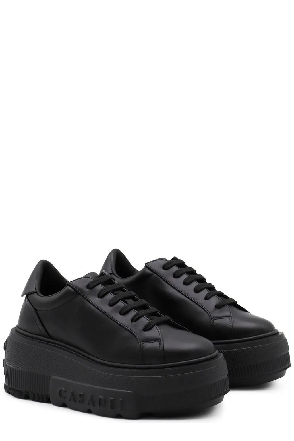 Platform Lace-Up Sneakers