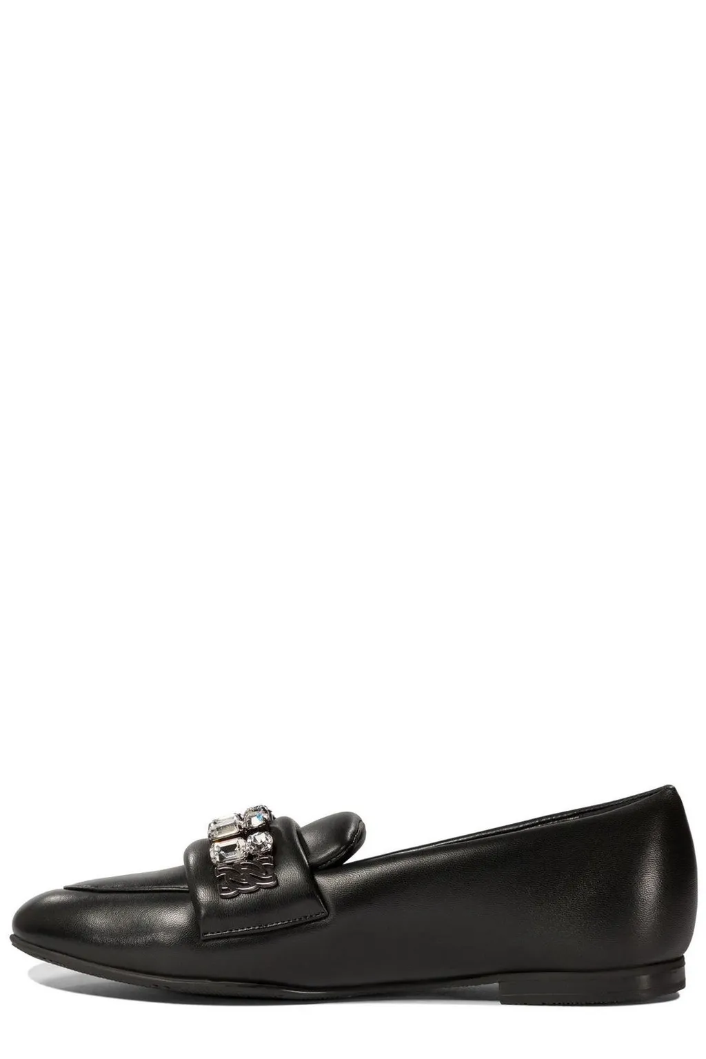Embellished Slip-On Flat Shoes