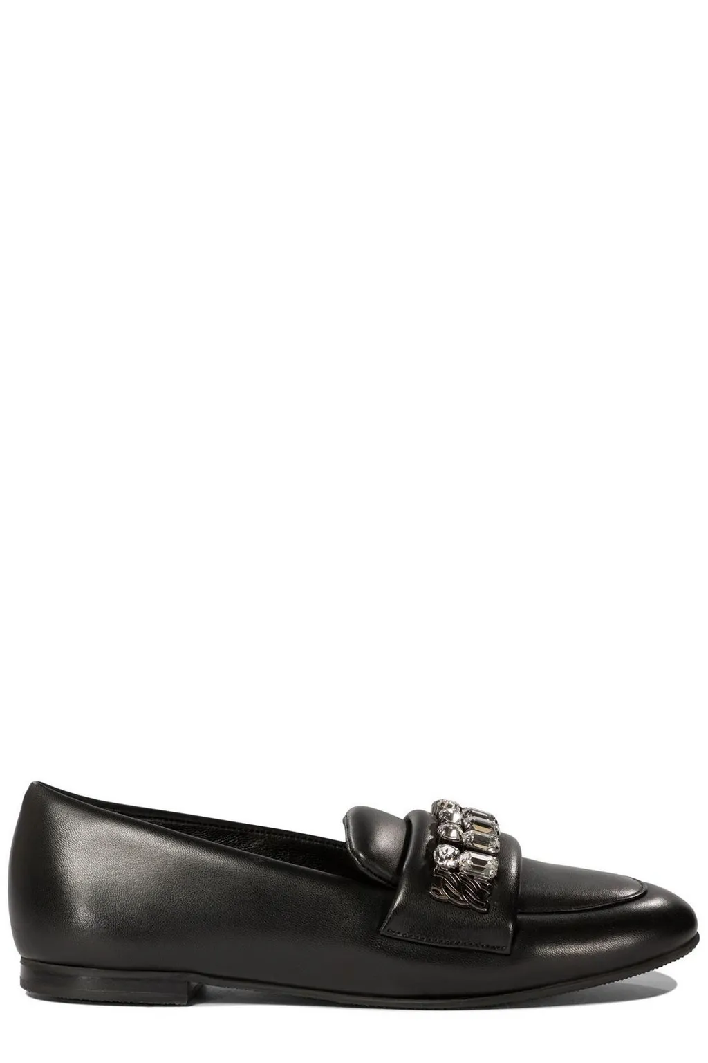 Embellished Slip-On Flat Shoes