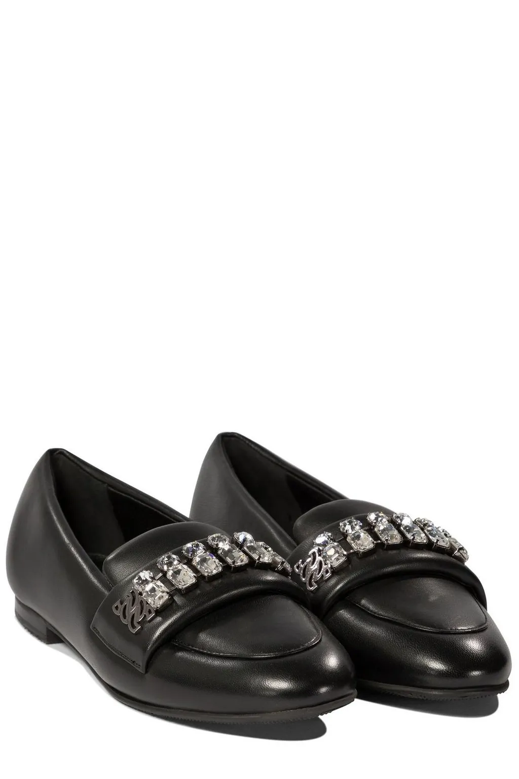 Embellished Slip-On Flat Shoes