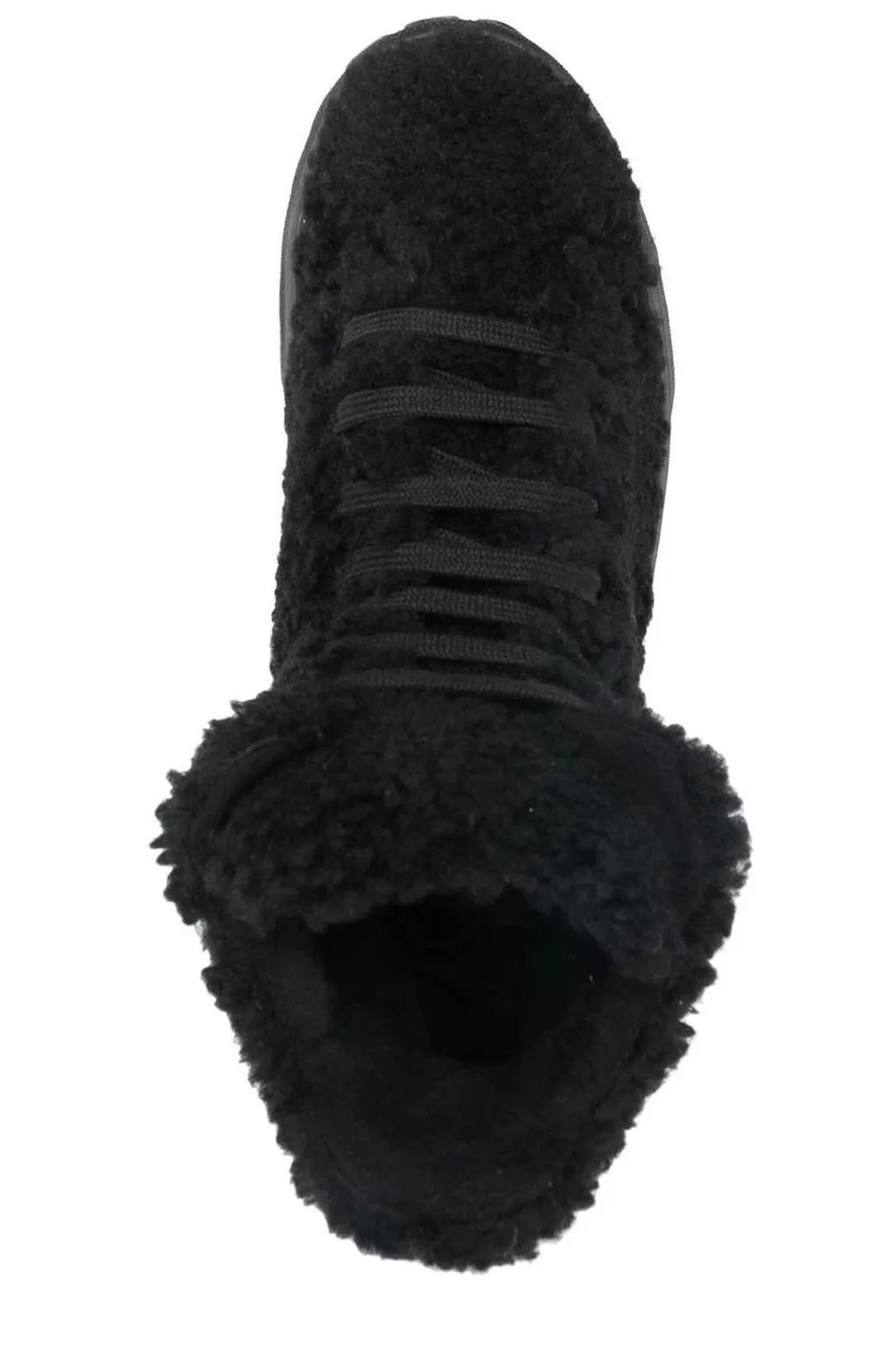 Logo Plaque Lace-Up Combat Boots