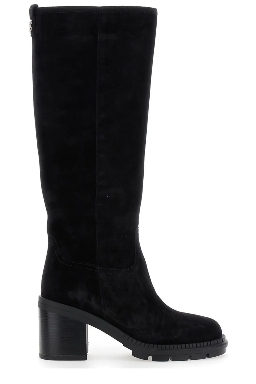 Block-Heel Side Zip Boots