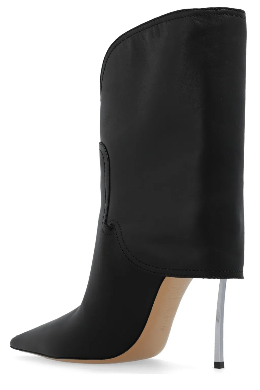 Pointed Toe Heeled Ankle Boots