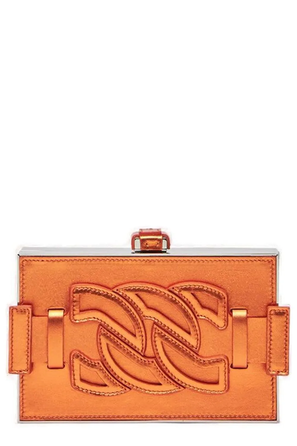 Logo Patch Clutch Bag