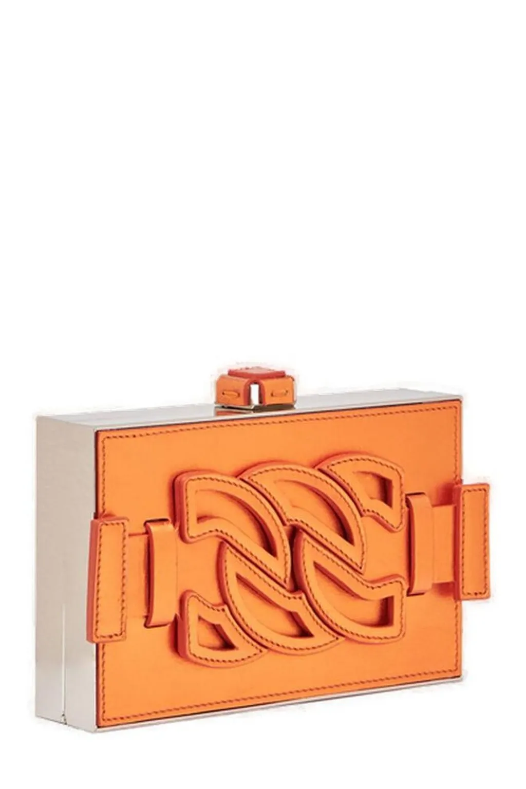 Logo Patch Clutch Bag
