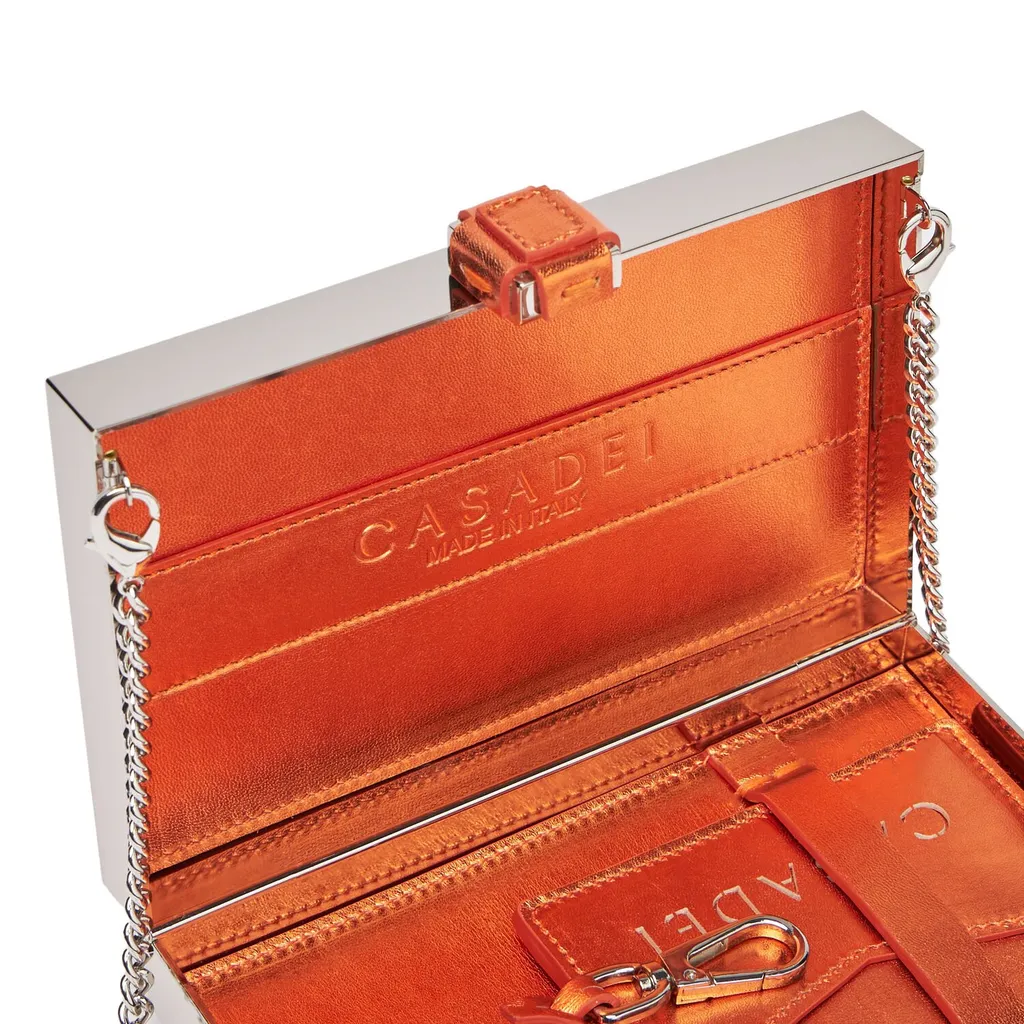 Logo Patch Clutch Bag