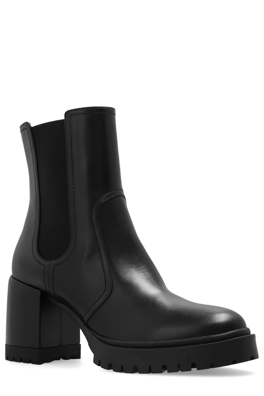 Nancy Block-Heel Round Toe Boots