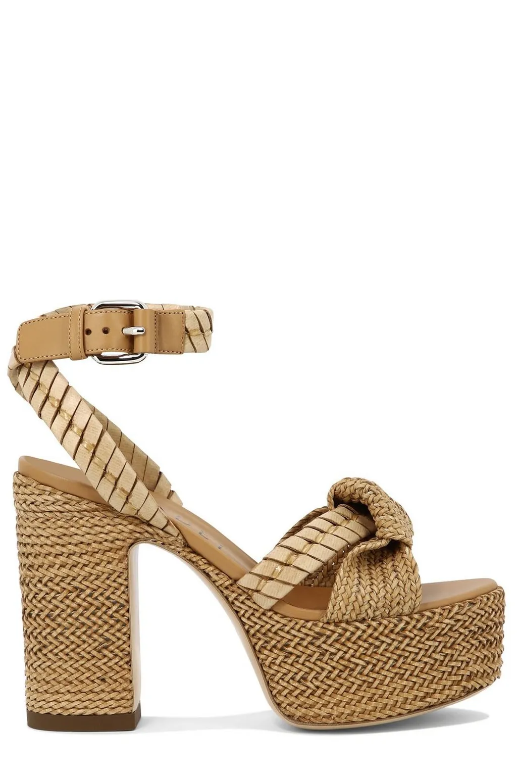Interwoven Knot-Detailed Sandals