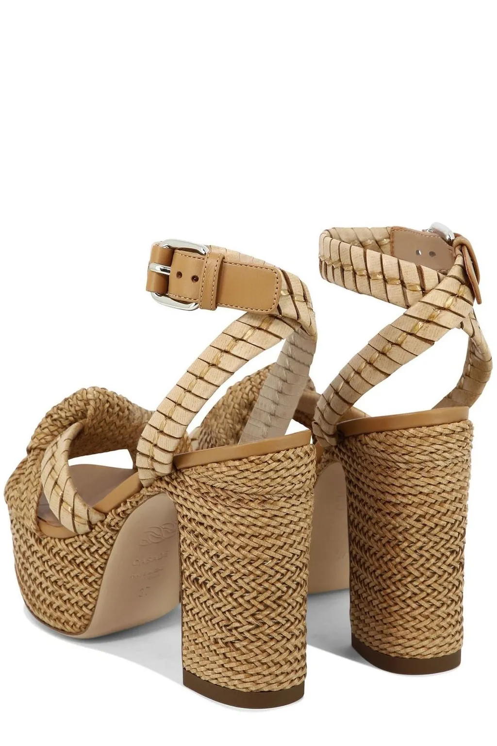 Interwoven Knot-Detailed Sandals