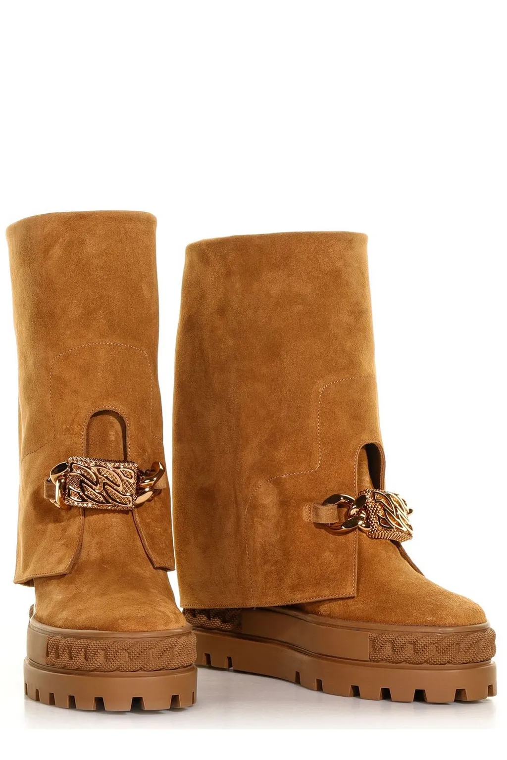 Brandy Logo Plaque Boots