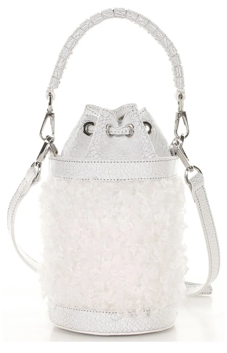Giulia Shearling Bucket Bag