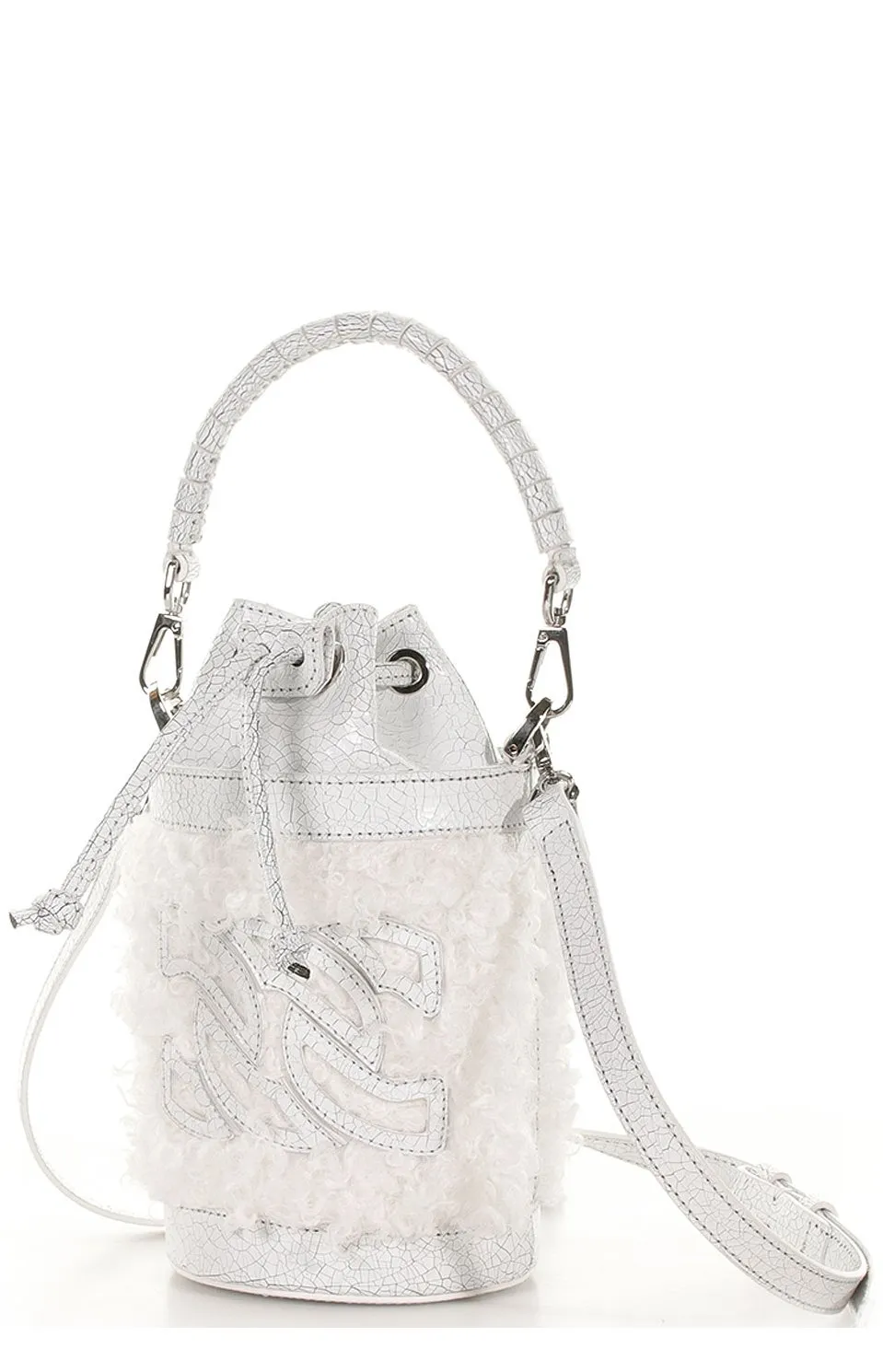 Giulia Shearling Bucket Bag