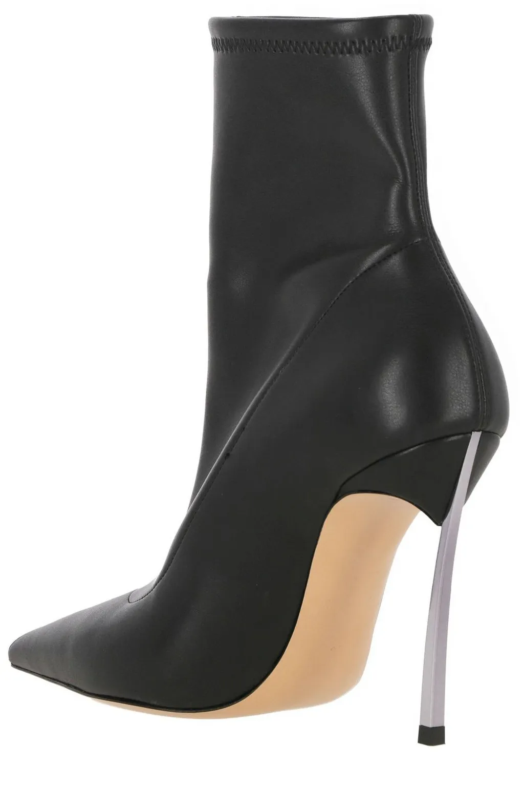 Blade Pointed Toe Heeled Boots