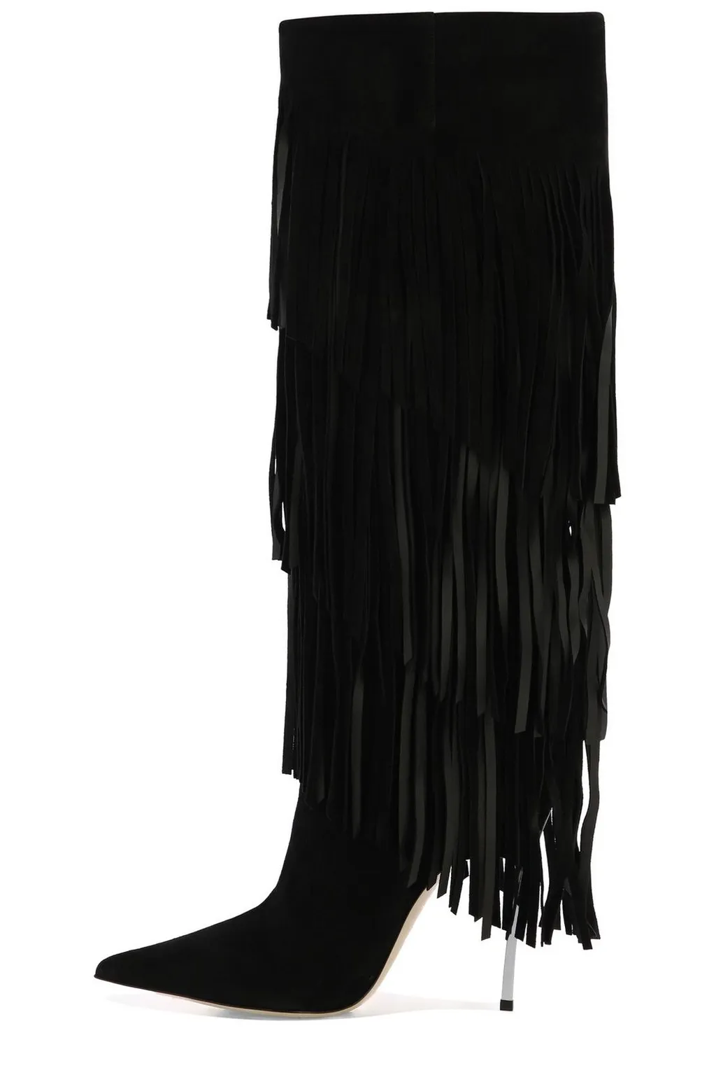 Cassidy Fringed Pointed Toe Boots