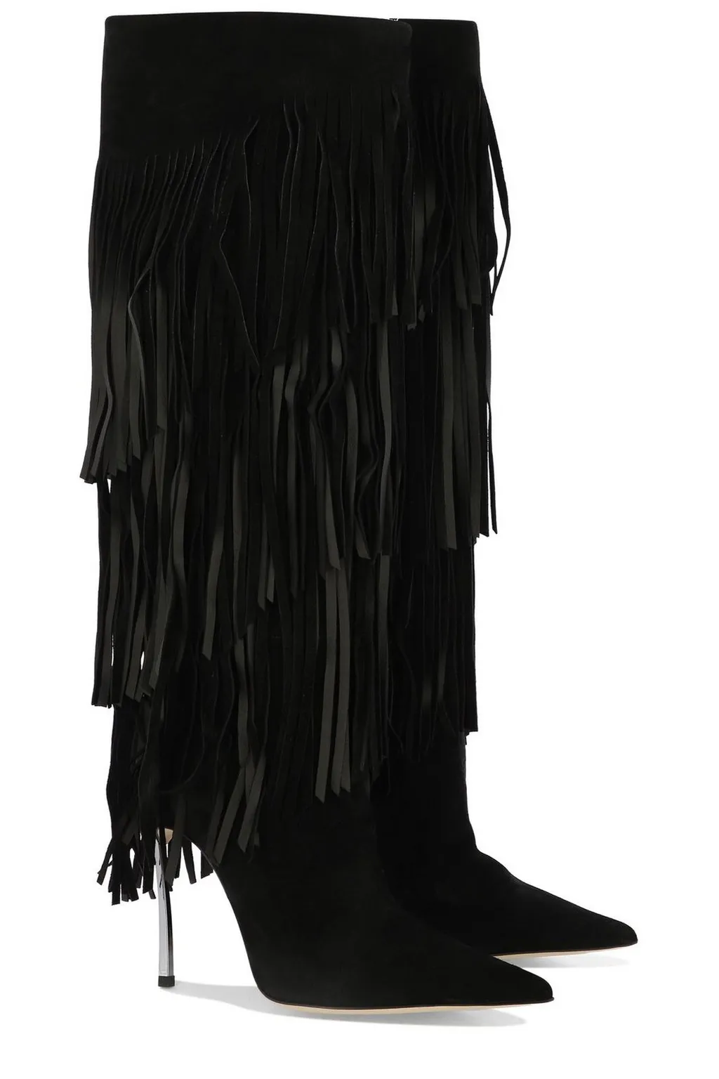Cassidy Fringed Pointed Toe Boots