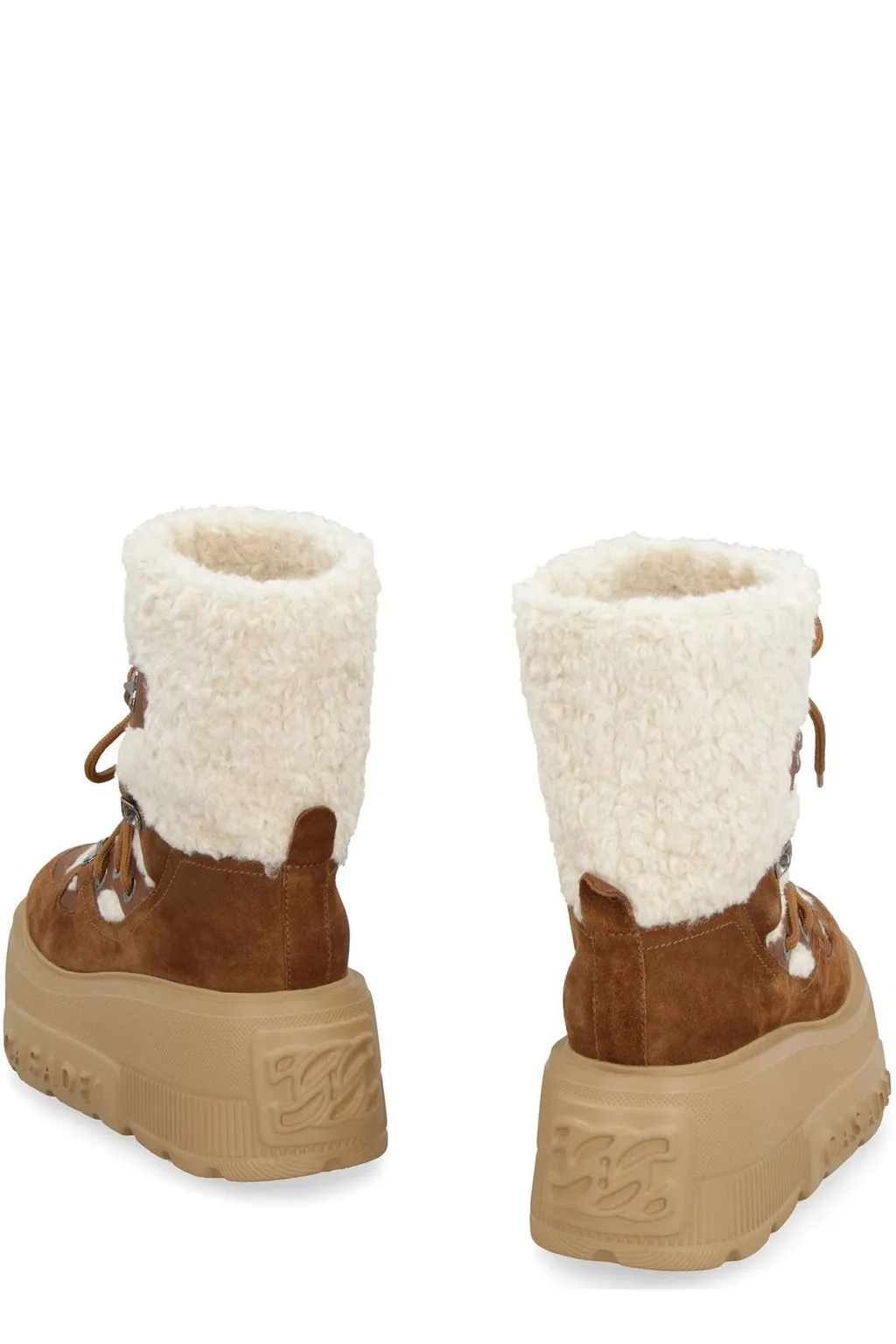 Faux Fur Chunky Ankle Boots